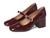 color Dark Red Patent 1