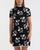 color black floral twilight 1