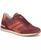 color Cranberry Red Fabric & Suede 3