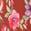 color Red Floral 3