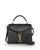 color Black Grain Leather/Gold 0