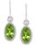 color Peridot / White Gold 9