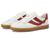 color Chalk White/Ruby Red Leather 3