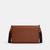 color pebbled leather/Gunmetal/Saddle 1