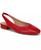color Fire Red Faux Leather 3