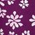 color Purple Happy Snowflake 22