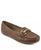 color Dark Tan Faux Leather 0