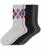 color Grey Argyle Pack 7