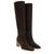 color Chocolate Brown Suede 3