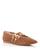 color Pecan Perforated Suede 3