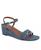 color Blue Denim Textured Faux Leather 2