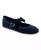 color Navy Velvet Fabric 1