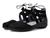 color Black Crackle Leather/Black Velvet Nubuck/Black Raven Leather 1