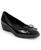 color Black Crinkle Faux Patent Leather 0