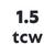 color 1.5 TCW WHITE GOLD 0