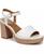 color White Faux Leather/Wood Embossed 3