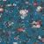 color True Teal Floral 3