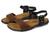 color Antique Brown Suede/Soft Black Leather 0