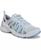 color Ice Blue Mesh/Faux Leather 3