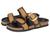 color Soft Black Leather/Golden Brown Raffia 2