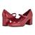 color Dark Red Patent 0