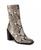 color Grey Snake Print Faux Leather 1