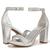 color Silver Satin Synthetic 1