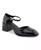 color Black Patent Smooth Faux Leather - Polyurethane 0