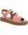 color Coral Pink Faux Leather 3