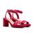 color Fuchsia Suede 1