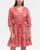 color coral paisley swirl 1