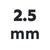 color 2.5 MM 1