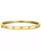 color 14K Honey Gold Bangle 0