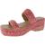 color pink multi raffia 1