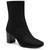 color Black Faux Suede 1