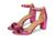 color Pink Metallic Snake Print Leather 20