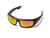 color Ansi RX Matte Black/Happy Boost Polar Orange Mirror 0