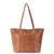 color Leather - Tobacco Floral Embossed 15