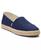 color Navy Recycled Cotton Slubby Woven 5