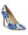 color White, Blue Blooms Floral Multi 13