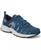color Moroccan Blue Mesh/Faux Leather 4