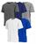 color Charcoal-Navy-Heather Grey-White-Royal 3