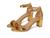 color Yellow Metallic Snake Print Leather 29