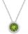 color Peridot/White Gold 26