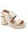 color Gold Metallic Textured Faux Leather 6