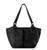 color leather - black leaf emboss 2