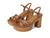 color Brown Raffia Fabric 2