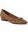 color Dark Tan Leopard Print Suede 3