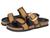 color Soft Black Leather/Golden Brown Raffia 2