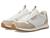 color White Microfiber/Cobblestone Suede 1